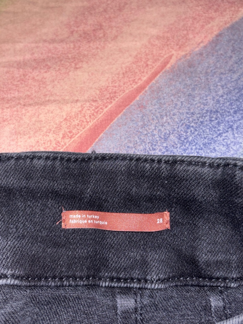 Anthropologie | Pilcro | Black The Skipper Wide-Leg High Rise Denim Jean size 28 - Picture 5 of 10